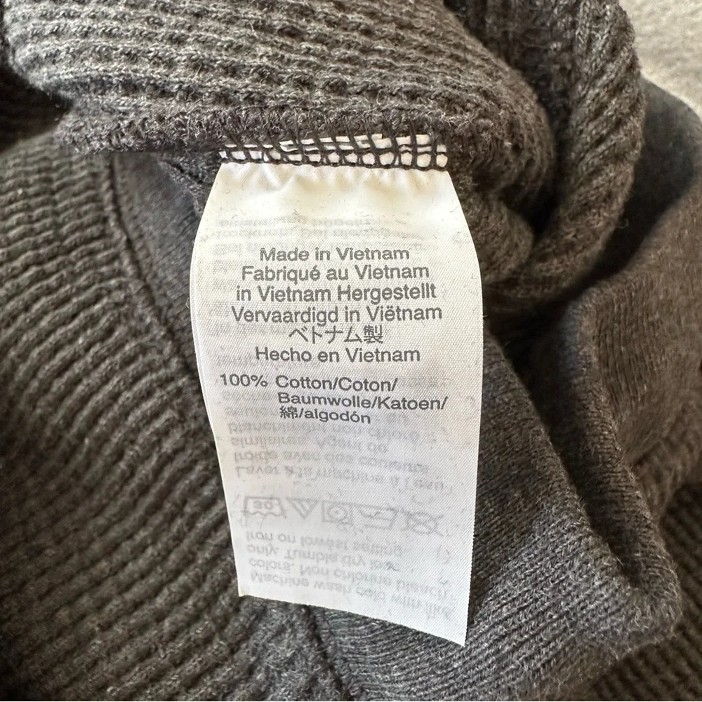 J. Crew Grey Relaxed Fit Waffle Sweatpants joggers Size S